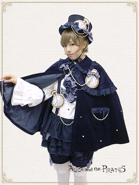 ALICE AND THE PIRATES Milky Rail Train Clockトランクバッグ