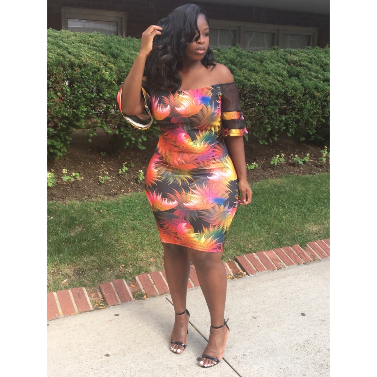 Big Beautiful Black Girls — IG: @sunasia, 25, New York Dress: @poshtiqe