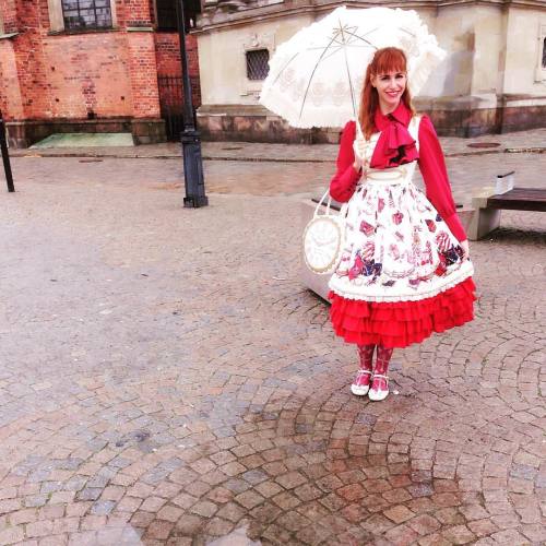 It was a rainy day in #Stockholm ☔️ #Sweden #angelicpretty #atelierboz #holynightstory #cruisingtheb