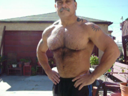 planesdrifter:  Follow planesdrifter: trueTHAT if you’re an admirer of older, hairy natural and muscular men.  Check it out and the archive too. 