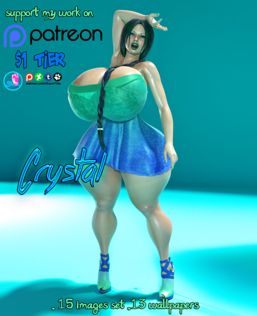    Thank you guys for your support. This is the set for November of My OC Crystalyeah I know this is late but due to commission I couldn’t give myself time on this. Crystal is one of my old characters that has be revamp. She’s busty and has