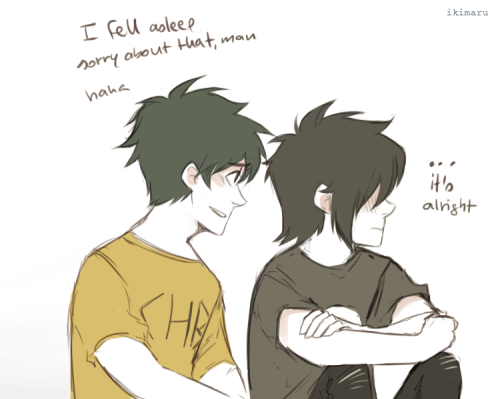 ikimaru:Percy don’t just go falling asleep on people like that