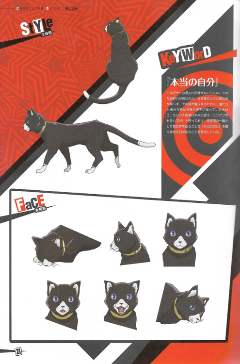 devil-triggerr: Morgana, Ryuji, Ann(e) and Yusuke P5A Profile and References from the mook