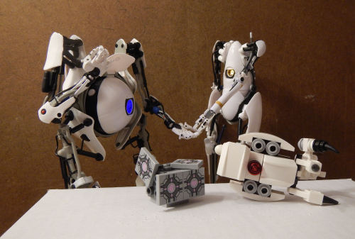companioncubes:    Don’t worry. You can’t die. They will just reassemble you.    Please put me down  