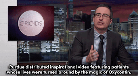 micdotcom:Watch: John Oliver dives into our opioid problem — and shows the disturbing ways big pharm