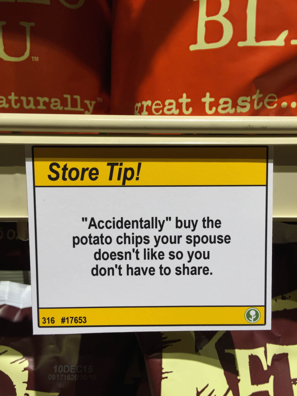 untexting:  obviousplant:  I added some store tips to a nearby grocery store   Come