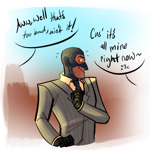 Engi Steals Spys Inviswatch Aka 8 Messily Drawn Panels Of Flustered Spy