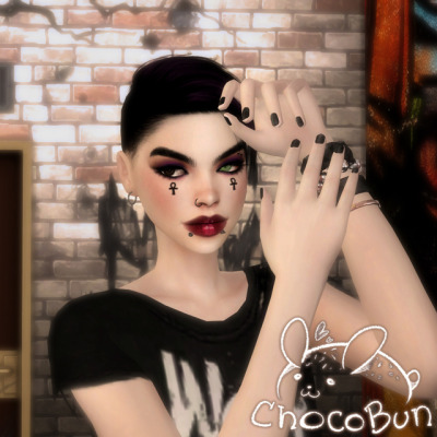 Popular  Moonchild Face Tattoo by MaruChanBe by TSR  Lana CC Finds