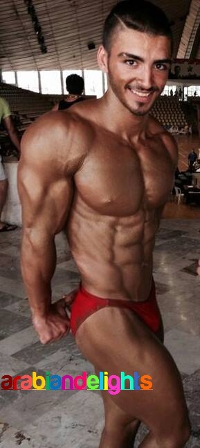 arabiandelights:Name: KhalilHometown: Tartus, SyriaSuper macho men from all over Middle East, jerking off on cam. Exclusively on Xarabcam !   