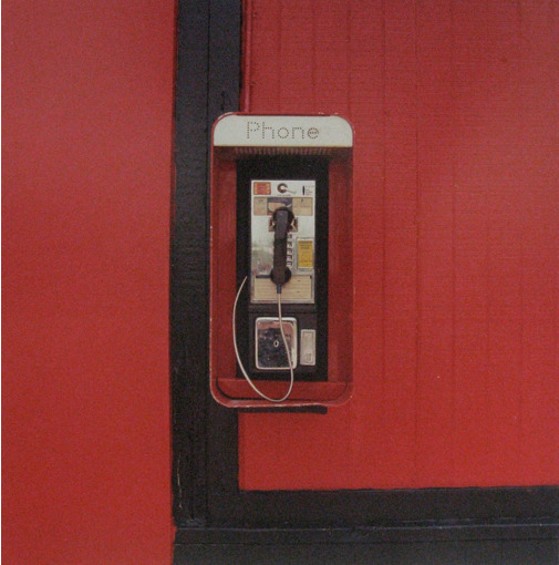 mpdrolet:  Red pay phone, 2000 Peter Brown