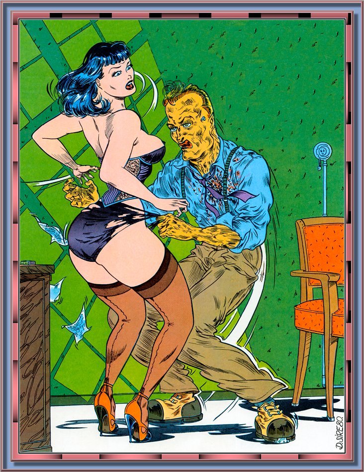 retrogasm:  Bettie Page by Denis Sire  What&rsquo;s this?