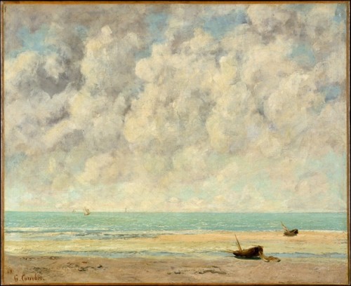 artist-courbet: The Calm Sea, Gustave Courbet, 1869, European PaintingsH. O. Havemeyer Collection, B