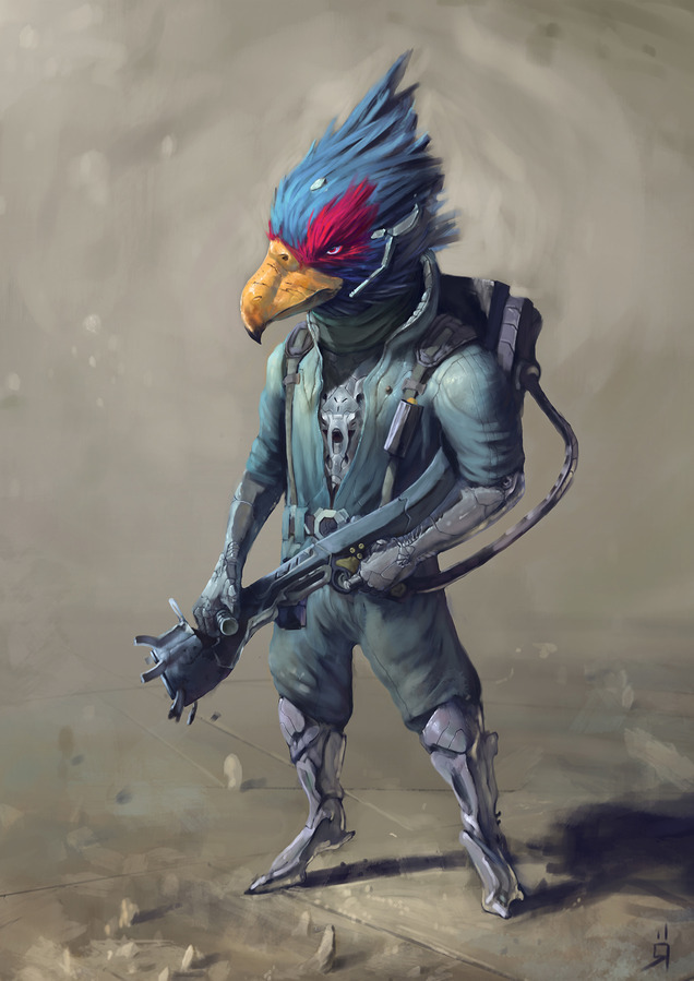 theomeganerd:  Fox McCloud &amp; Falco (Star Fox) by Oscar Römer