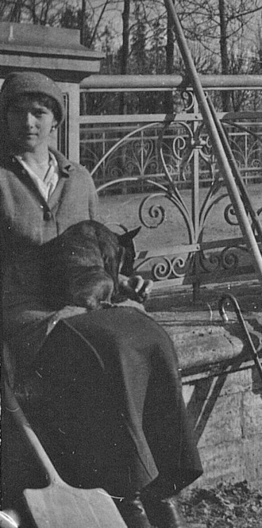 mashkaromanova - Tatiana Nikolaevna with her dog, Ortipo. Ortipo...