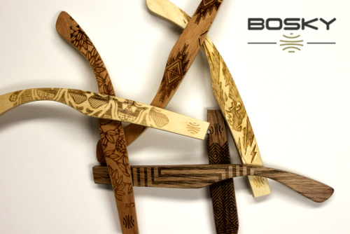 Bosky Brings International Art to Eyewear with Engraved Wood Sunglasses- Bringing together 13 artist