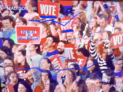 Photo Manipulation Of Captures From Kamala Campaign
