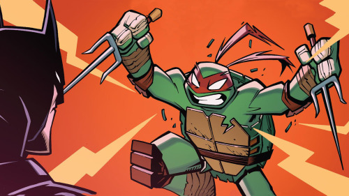 dicktripwire:Wallpapers from Batman/Teenage Mutant Ninja Turtles Adventures #2