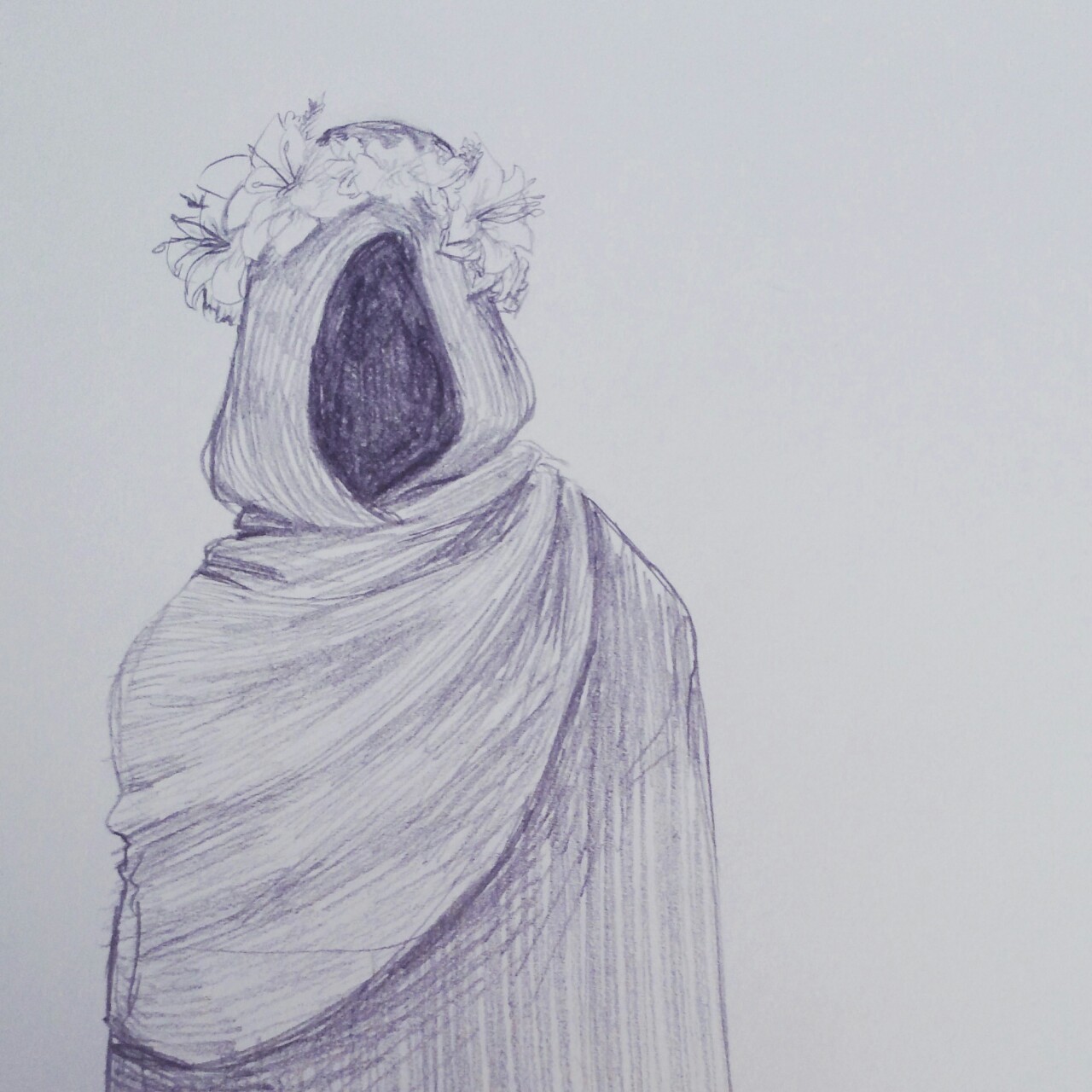 Hooded Figure Drawing - Narration of the hooded figure by daniel cohen ...