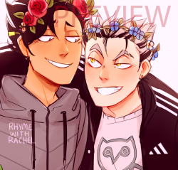 rhymewithrachel:  sneak peak at a lil comic i did for the HQ flower crown zine. So many amazing artists participated,,, i’m kinda star struck!! more details soooon 