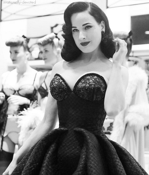 sun-risesunset:  Dita Von Teese launches her lingerie collection at Bloomingdale’s
