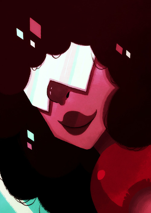 Porn Pics hixxiart:  A quick Garnet redraw of something