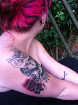 Awesomeinkedangel:  Hopefully This Ones Better :) Had A Rose Coloured In :D Http://Ineverbelievedinyouu.tumblr.com