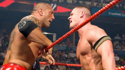 fishbulbsuplex:  John Cena and Batista