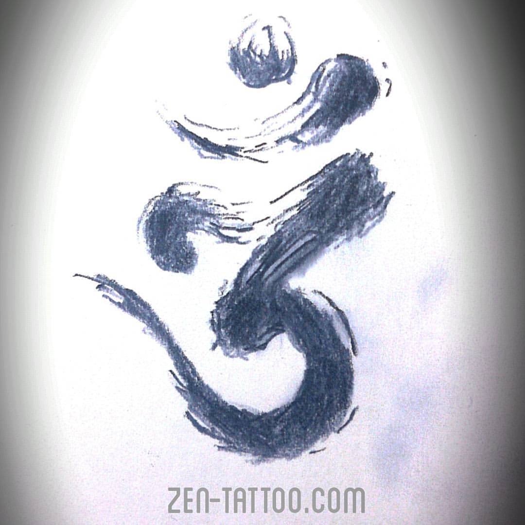 LOWORIGINAL] Om Symbol calligraphy tattoo work/ NEW YORK TATTOO - YouTube
