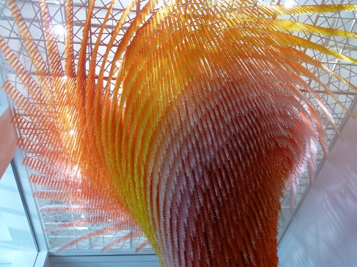 3gindians-blog:  Whirlwind Ceiling Installation of Tiny Bodies by Do Ho Suh 