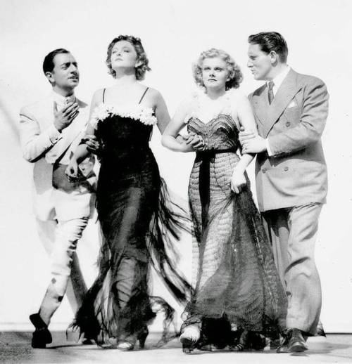 William Powell, Myrna Loy, Jean Harlow and