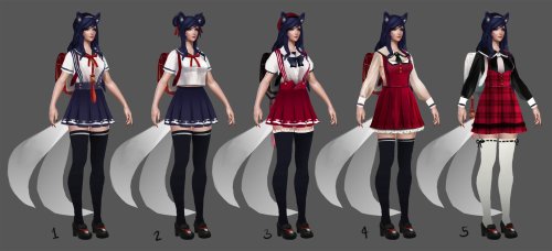 league-of-legends-sexy-girls:  Schoolgirl Ahri