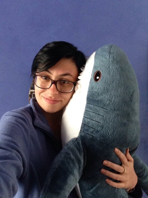 also @queen-alexandra-salome got me this splendid ikea shark for my birthday (his name is petronius)