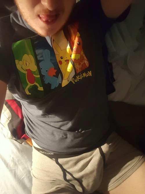 tallfry36:  So, i had some followers and some strangers wondering when you guys are gonna see my dick. Well here’s a semi-boner in my underwear 😘
