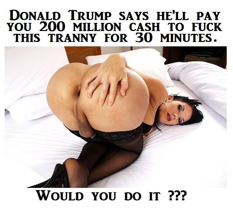 gunjoe:  luvtrannies:  bigdickgirls:  Sounds like easy money to me!  So I’d get