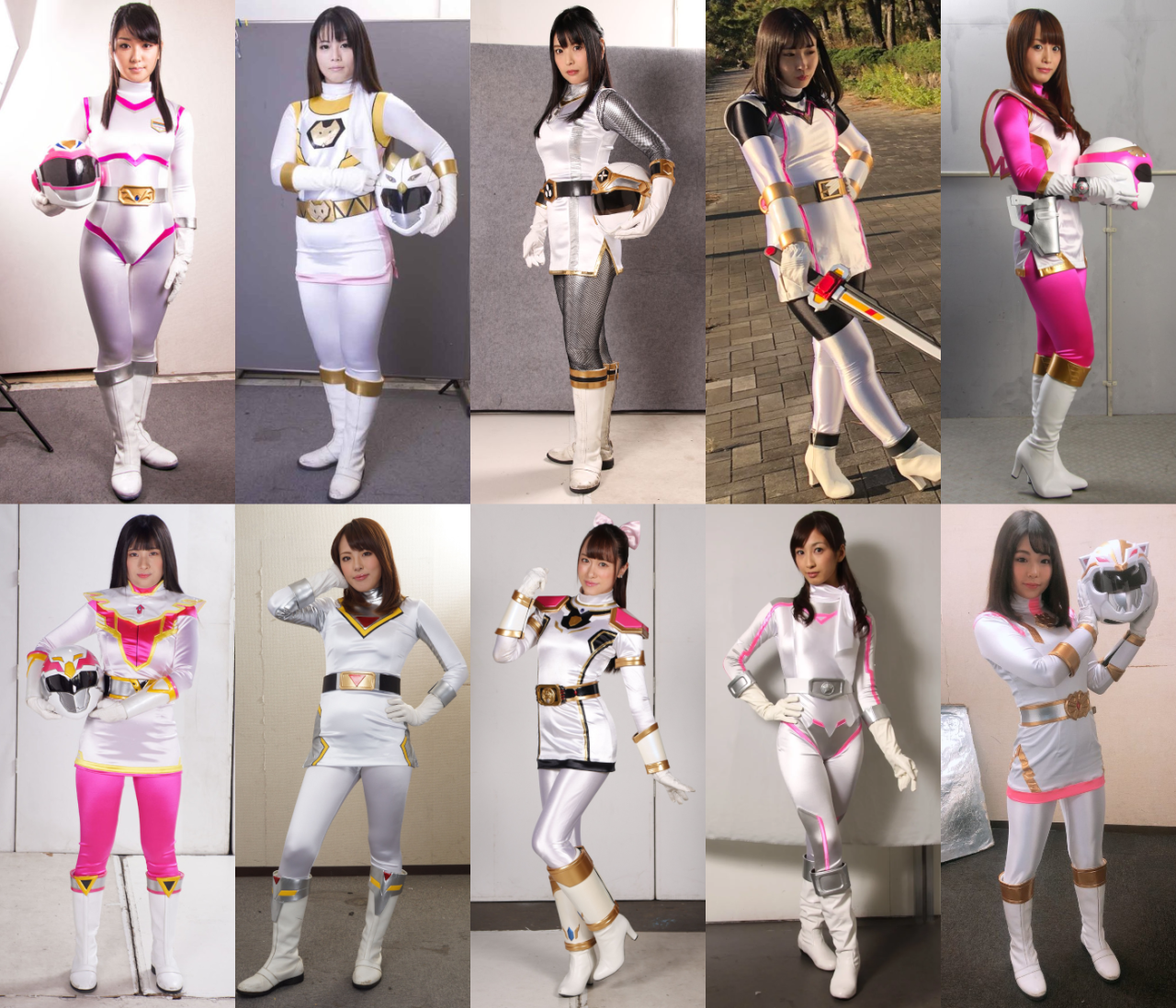 Super-Heroine Comparisons: Giga and Zen-Pictures' original white
