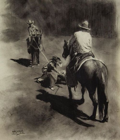 crossconnectmag:Paintings by Mark MaggioriMark Maggiori is a French artist who paints modern cowboys