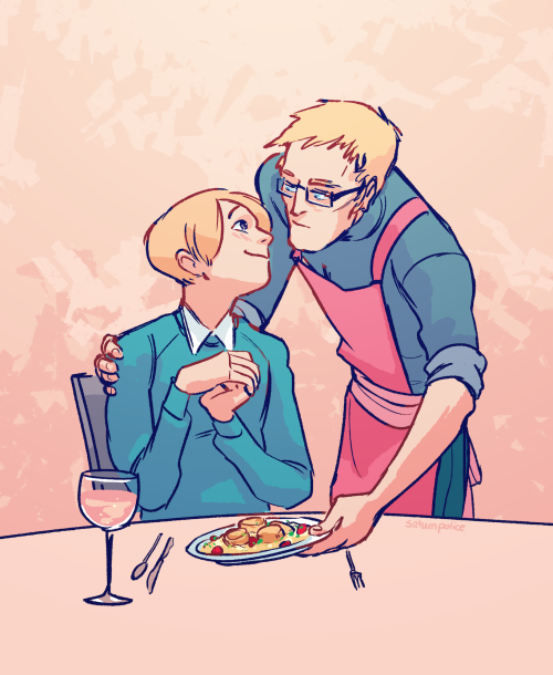 cafesaturne: Valentines day mood: looking at Valentines dinner recipes and having ship feelings
