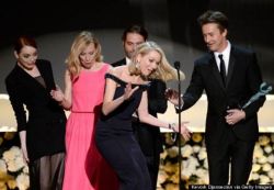 The Look On Emma Stones Face = Priceless  Lmao