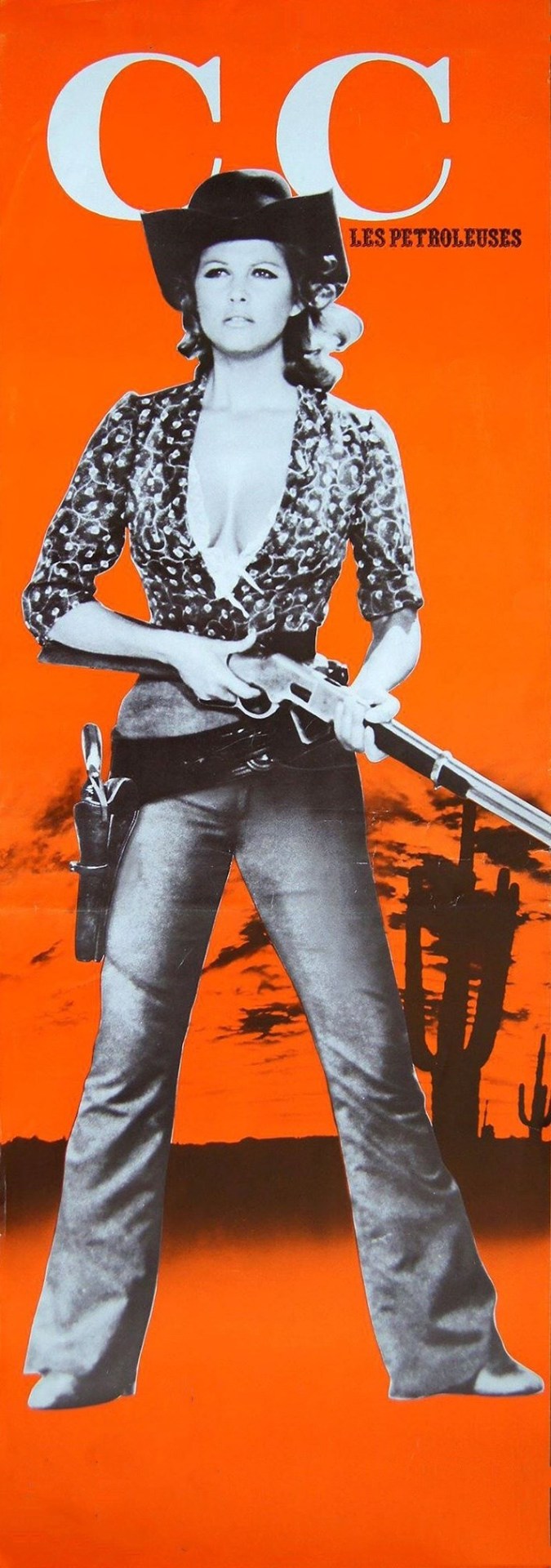 Brigitte Bardot &amp; Claudia Cardinale - Les pétroleuses, 1971.  