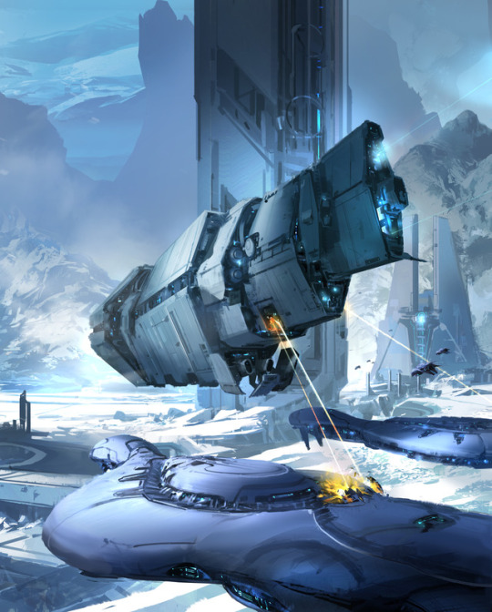 Halo Warfleet book cover. also adding the initial WIP sketch and final cover with text. book available here:...