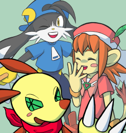 pandangle:  i replayed klonoa 2 recently and im still in love with these nerds 