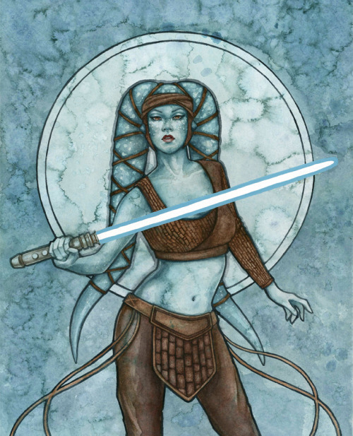 Porn photo ffwomen:  Aayla Secura by *kellymckernan