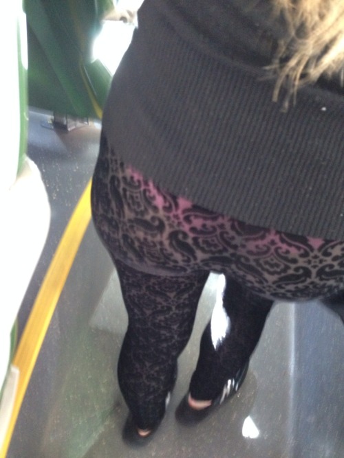 Fresh creepshot submitted, this time no heels but such a sweet panties under transparent pants!