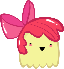 royalcanterlotvoice:  Applebloom Ghostpuffy by ~Huoratron