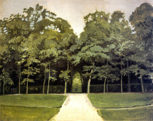 Versailles. Alley, 1906, Alexandre BenoisMedium: oil,canvas
