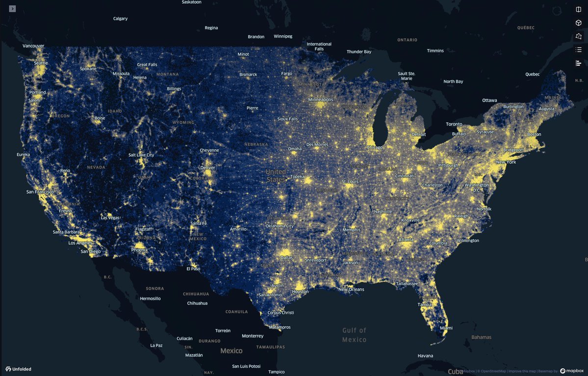 Báječné Plánováno Nebu america population density map Rekvizity ...