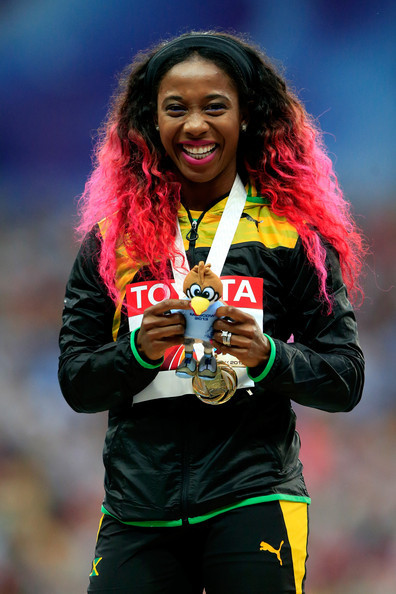 terrasmiles:  callmefranz36:  Shelly Ann Fraser ………..Jamaica   We Likkle but