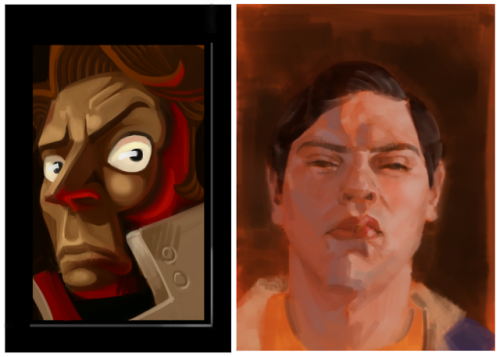 Today is Self Portrait Day.I tried the “styles challenge” this time. I could only finish