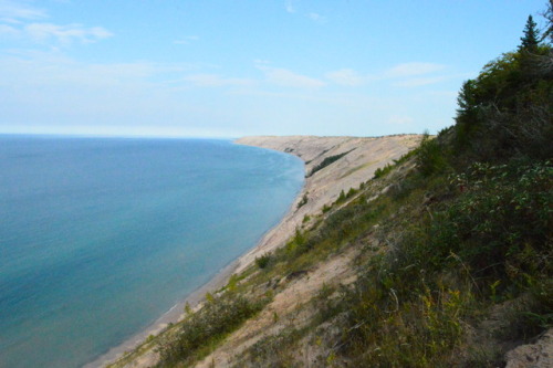 Log Slide in the Upper Peninsula along the Pictured Rocks National Lakeshore