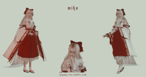 miko outfit+pose refer to touhou project hq  compatible custom thumbnai l please do not re-uplo